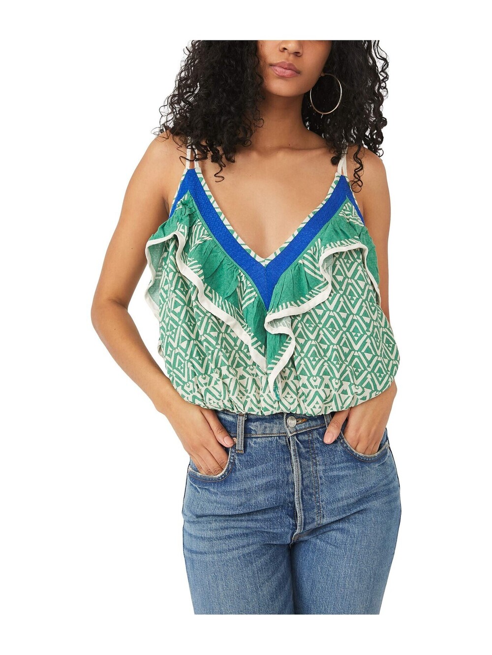 Free People Anika Tank Jade Combo SM (Women's 4-6)